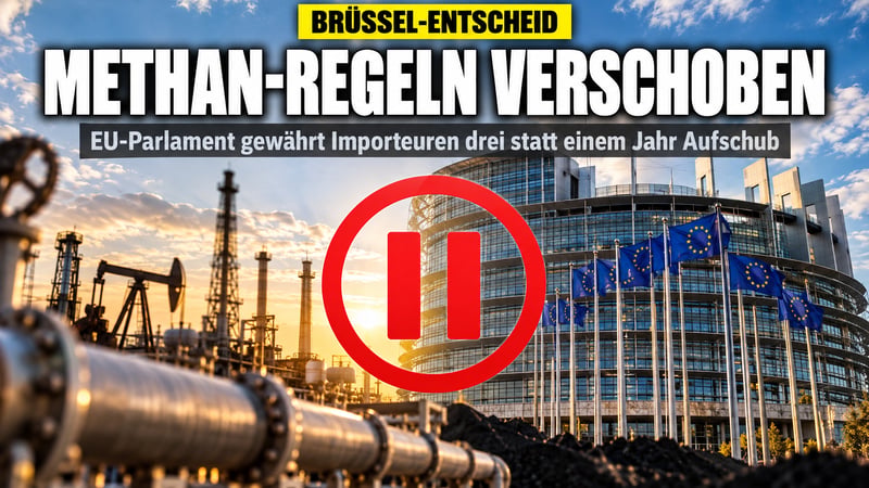Methan-Bürokratie auf Eis: EU-Parlament zieht die Notbremse!