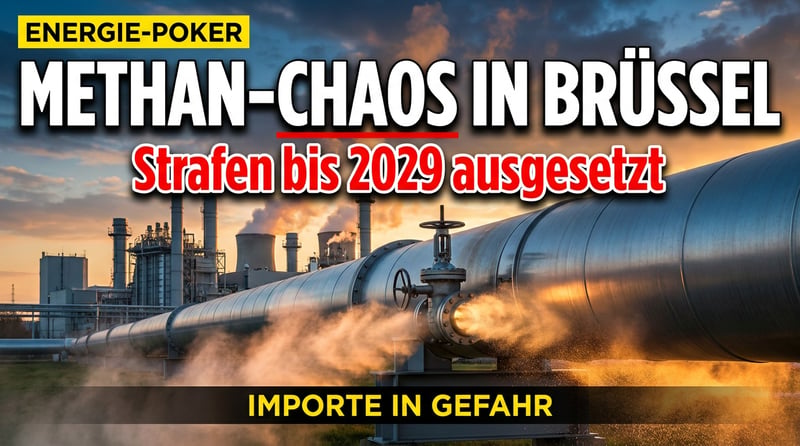Methan-Bürokratie ausgesetzt: Wenn Brüssel merkt, dass man Klimaziele nicht heizen kann