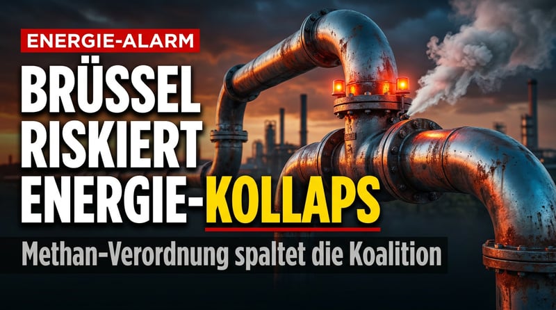 Methan-Bürokratie gegen Versorgungssicherheit: Wenn Brüssel den deutschen Energiekollaps riskiert