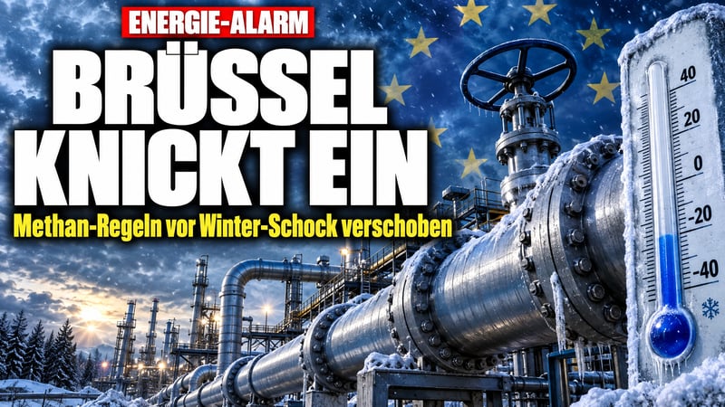 Methan-Rolle rückwärts: Brüssel knickt vor dem Winter-Schock ein!