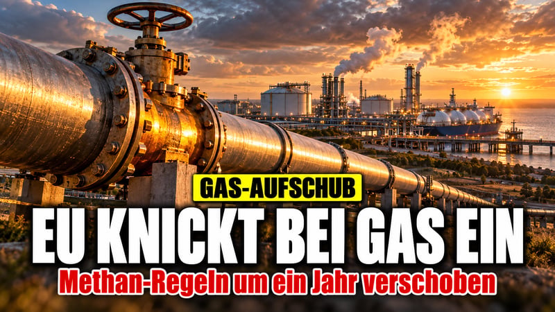 Methan-Rolle rückwärts: Brüssel knickt vor der Gas-Realität ein!