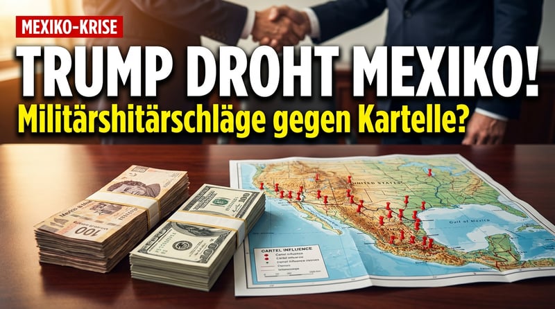 Mexiko und Trump: Diplomatischer Schulterschluss im Kampf gegen Drogenkartelle?