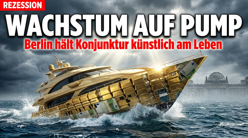 Mickriges Wachstum auf Pump: Wie Berlin die Konjunktur mit geliehenem Geld am Leben hält