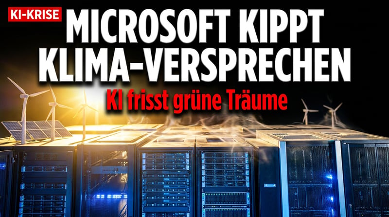 Microsoft begräbt Klimaversprechen: Wenn KI auf grüne Träume trifft