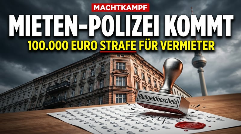 Mieten-Polizei für Berlin: SPD will Vermieter mit 100.000 Euro bestrafen