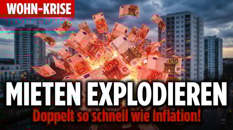 Mietexplosion in Deutschland: Wohnkosten steigen doppelt so schnell wie die Inflation