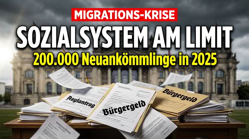 Migrationswelle ohne Ende: Erneut wanderte eine Großstadt ins deutsche Sozialsystem ein