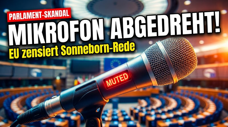 Mikrofon abgedreht: Sonneborns Parlamentsrede entlarvt die Empfindlichkeit der EU-Elite