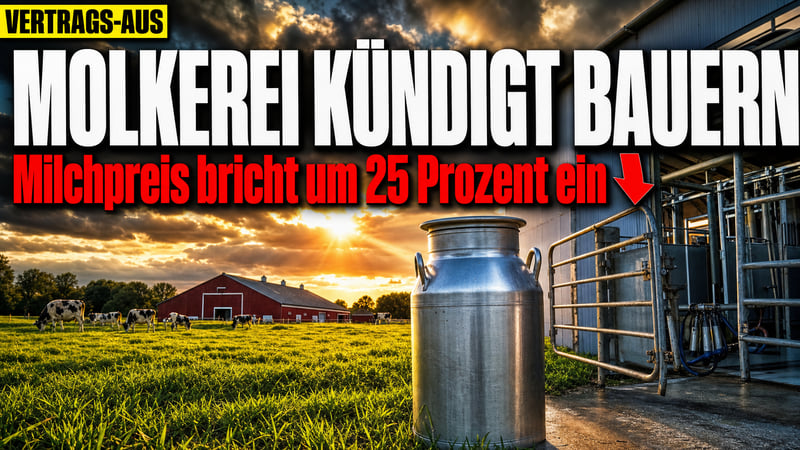 Milch-Schock in Brandenburg: Müller kündigt Bauern die Verträge!