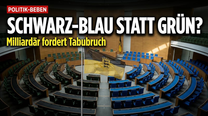 Milliardär Müller bricht Tabu: Schwarz-Blau in Baden-Württemberg als echte Option