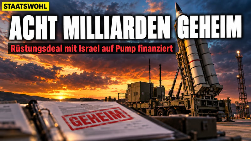 Milliarden-Deal mit Israel: Was Berlin den Steuerzahlern verschweigt