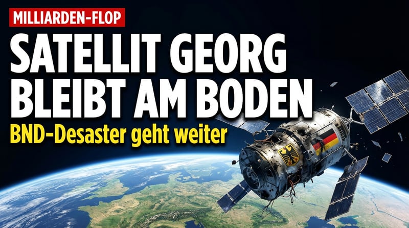 Milliarden-Debakel im All: BND-Satellit „Georg" wird zum Symbol deutscher Unfähigkeit