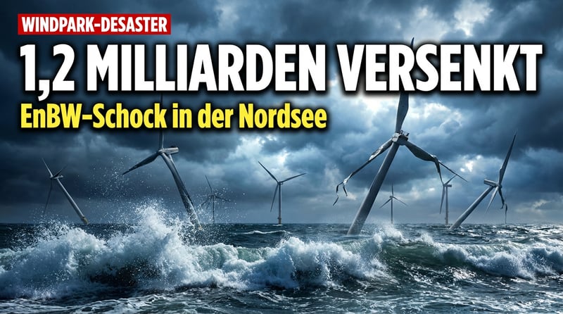 Milliarden-Desaster in der Nordsee: EnBW versenkt 1,2 Milliarden Euro im britischen Windpark-Abenteuer