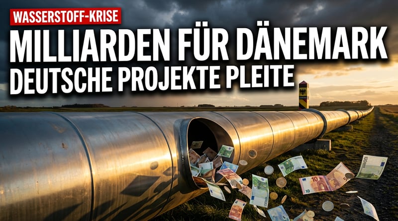 Milliarden für Dänemark: Deutschland finanziert Wasserstoff-Träume im Ausland, während heimische Projekte kollabieren