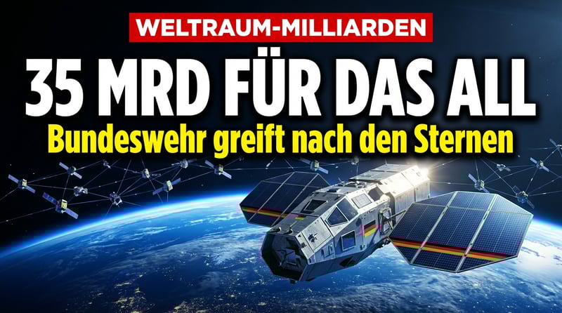 Milliarden für das All: Bundeswehr träumt vom Weltraum-Imperium