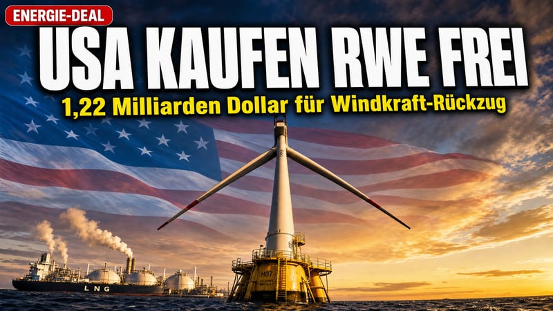 Milliarden für den Rückzug: Washington kauft RWE aus der Windkraft