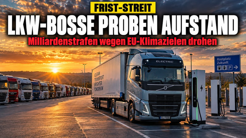 Milliarden-Strafen aus Brüssel: Lkw-Bosse proben den Aufstand!