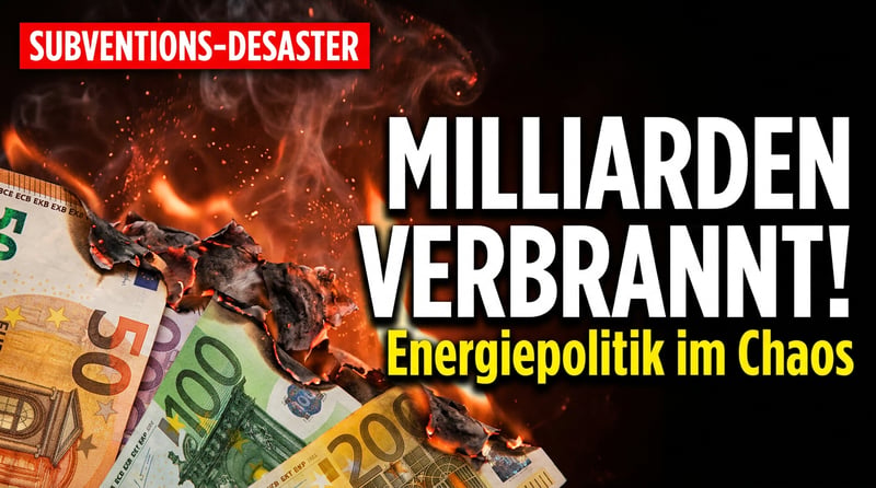 Milliardengrab Energiepolitik: Wenn der Staat teuer subventioniert und trotzdem nichts erreicht
