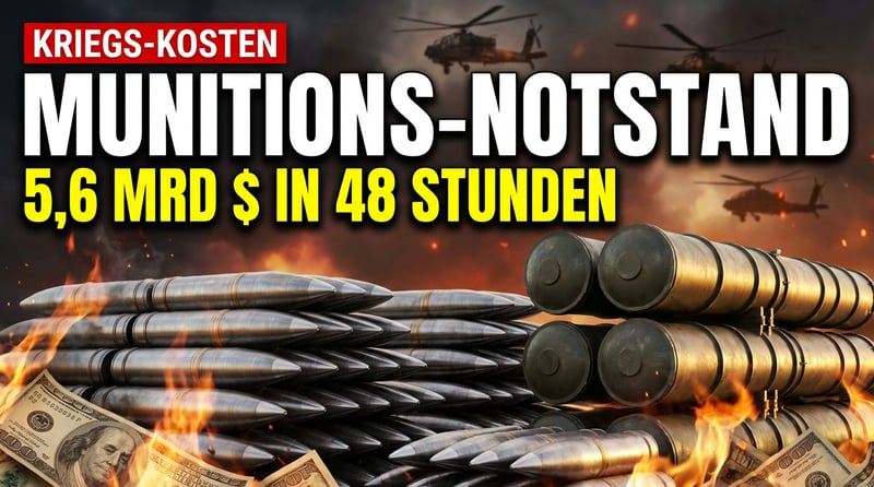 Milliardengrab Iran-Krieg: Trump sucht verzweifelt nach Munitionsnachschub