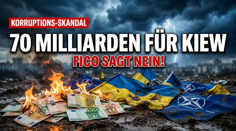 Milliardengrab Ukraine: Während Kiew im Korruptionssumpf versinkt, plant die NATO weitere 70 Milliarden – Fico zieht die Reißleine