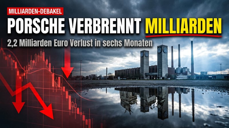Milliardengrab Wolfsburg: Porsche SE verbrennt 2,2 Milliarden – und die Politik schaut zu