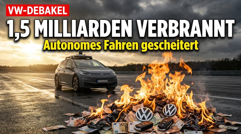 Milliardengrab Zukunftstechnik: VW kapituliert beim autonomen Fahren – wieder einmal