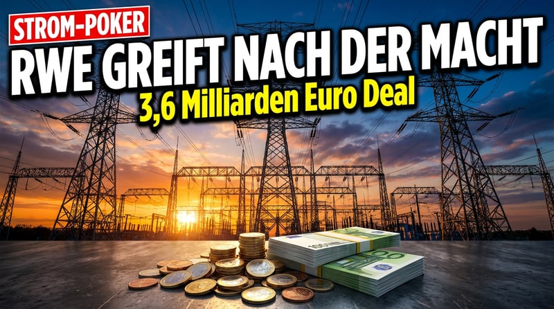 Milliardenpoker bei den Stromnetzen: RWE greift nach der Macht bei Amprion