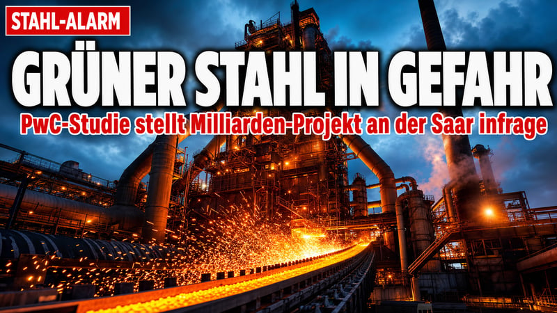 Milliardenwette an der Saar: Bricht der Traum vom grünen Stahl zusammen?