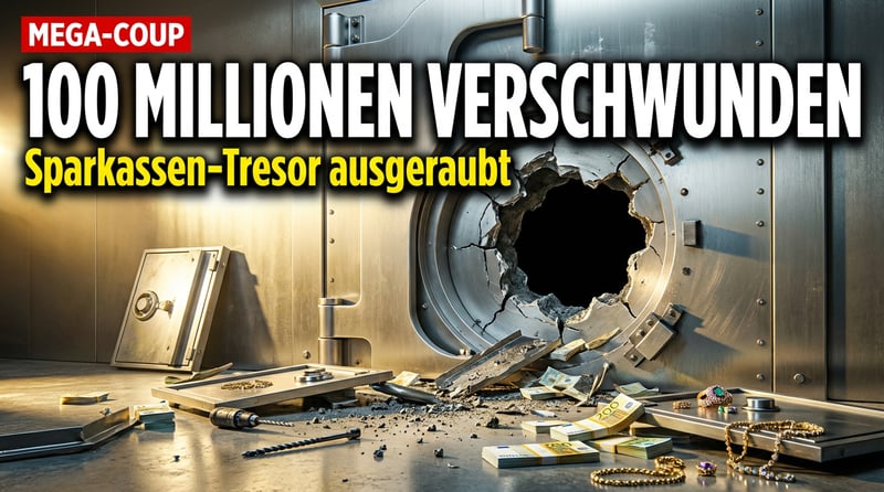 Millionen-Coup in Gelsenkirchen: Dreiste Bankräuber verspotten den deutschen Rechtsstaat