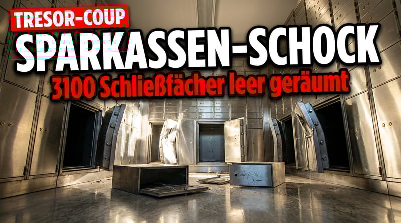 Millionen-Coup in Gelsenkirchen: Sparkassen-Kunden zwischen Verzweiflung und Wut