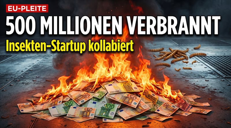 Millionen Euro für Mehlwürmer verbrannt: EU-gefördertes Insekten-Startup kollabiert spektakulär