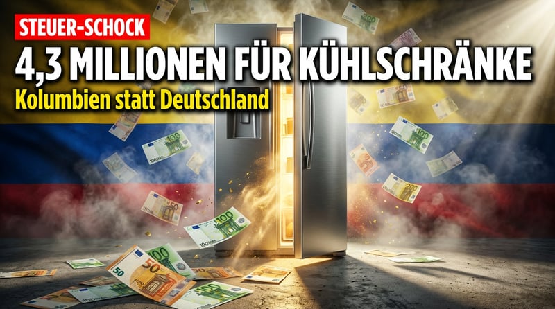 Millionen für Kühlschränke in Kolumbien: So verpulvert die Bundesregierung Ihr Steuergeld