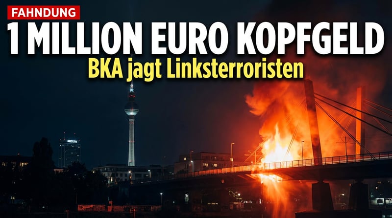 Millionen-Kopfgeld auf Linksterroristen: BKA startet beispiellose Fahndungsaktion nach Berliner Stromattacke