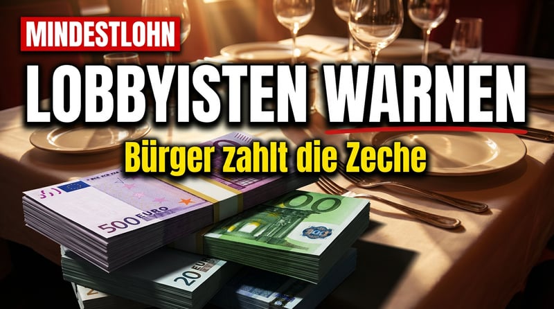 Mindestlohn-Theater: Wenn Lobbyisten warnen und der Bürger die Zeche zahlt