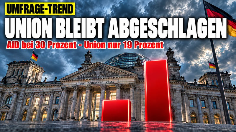 Mini-Plus für Merz: Union bei 19 Prozent – AfD enteilt weiter