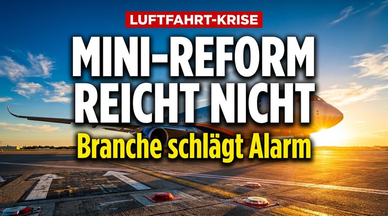 Mini-Reform mit Pflaster-Charakter: Warum die Ticketsteuer-Senkung der deutschen Luftfahrt kaum hilft