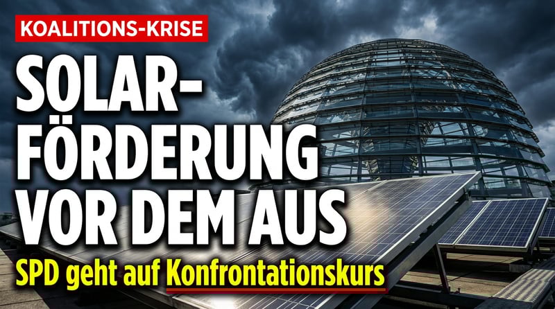 Ministerin Reiche zündet die Lunte: Solarförderung vor dem Aus – und die Koalition bebt