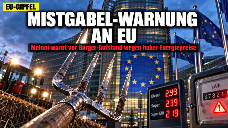 Mistgabel-Alarm in Brüssel: Meloni liest den EU-Chefs die Leviten!