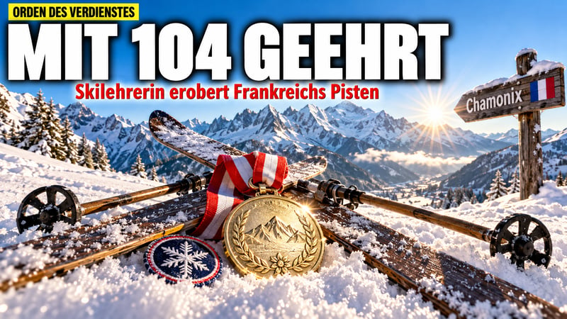 Mit 104 Jahren geehrt: Die Frau, die Frankreichs Pisten eroberte!