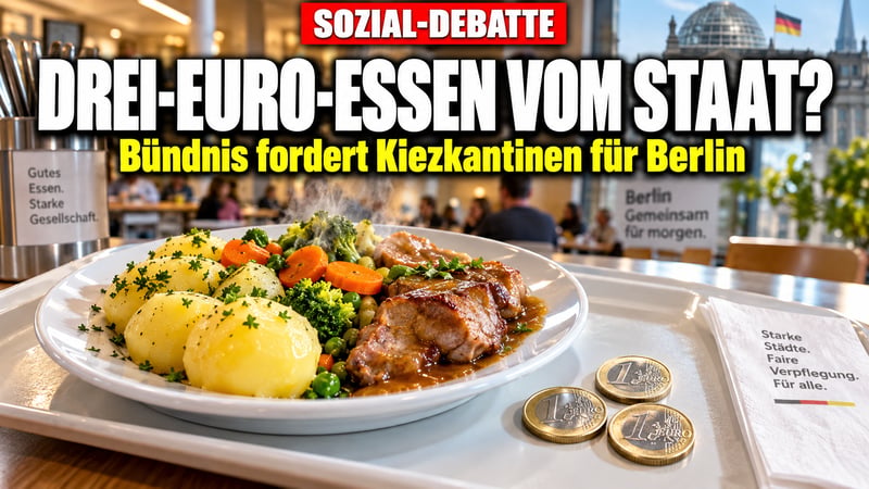 Mittagessen für drei Euro: Soll jetzt der Staat Berlin satt machen?