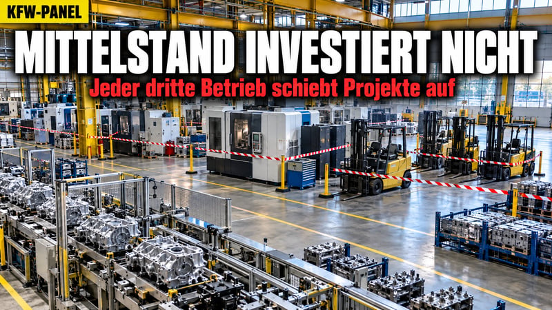 Mittelstand auf der Bremse: Jeder dritte Betrieb schiebt Projekte auf!