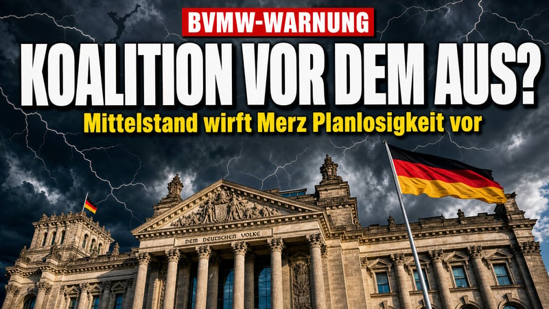 Mittelstand geht auf Merz los: „Koalition droht auseinanderzufallen“