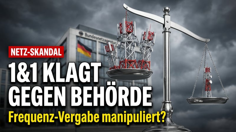 Mobilfunkmarkt unter Beschuss: 1&1 zieht gegen Bundesnetzagentur vor Gericht