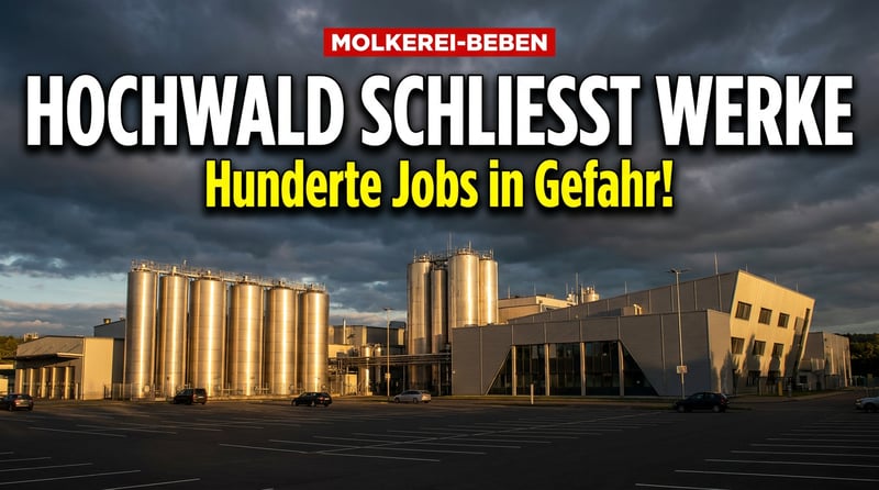Molkerei-Beben im Hunsrück: Hochwald stellt zwei Werke auf den Prüfstand – Hunderte Arbeitsplätze in Gefahr