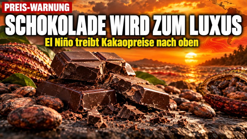 Monster-El-Niño im Anmarsch: Wird Schokolade jetzt zum Luxusgut?