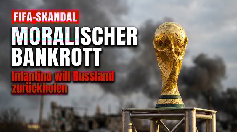 Moralischer Bankrott: FIFA-Chef will Russland zurück ins Fußball-Rampenlicht holen