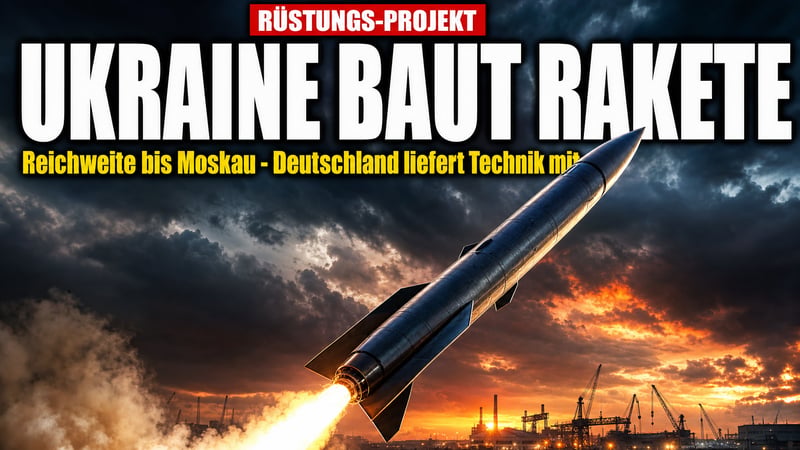 Moskau in Reichweite: Ukraine baut Rakete – Deutschland liefert mit