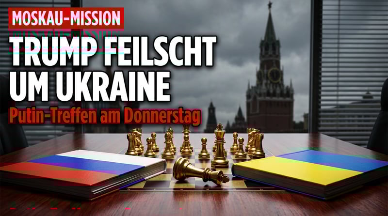Moskau-Mission: Trumps Sondergesandter will mit Putin über ukrainisches Territorium feilschen