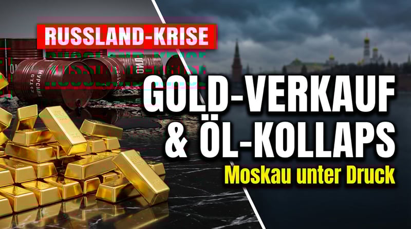 Moskau unter Druck: Russland verschleudert Öl mit Rekordrabatt und wirft Gold auf den Markt