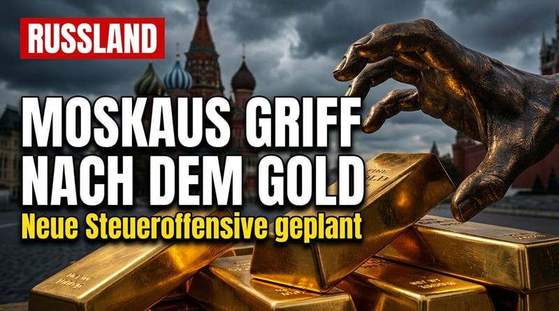 Moskaus gieriger Griff nach dem Gold: Russland plant massive Steueroffensive auf Edelmetalle